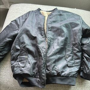 Men's Black Bomber Jacket